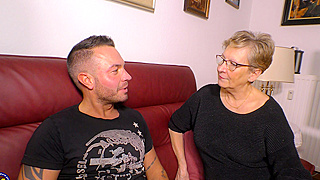 Mature Woman in Black Stockings Gets Fucked Hard by a Hung Stud