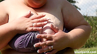 Busty Babe Monika's Big Ass Face-Sitting Her Guy Outdoors