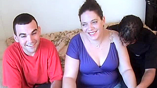 Bootylicious BBW Gets Ravished by Two Horny Studs Eager for Her Curves