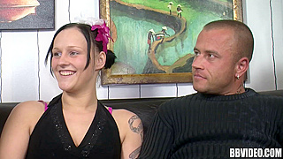 Titillating Tattooed Cutie Gets Pounded Hardcore While Mature Vixen Watches