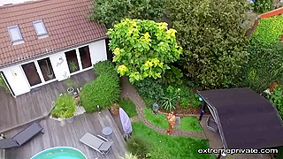 Sizzling Summer Days - Curvy Wife Bares All in the Garden