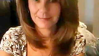 Busty Milf Showing Off Her Cleavage On Cam And Begging To Be Fucked