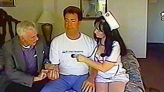 Lustful Mature Nurse Lustily Plays With A Stud's Throbbing Manhood
