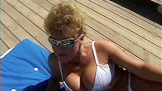 Buxom Babe Bent Over And Ravaged By A Throbbing Cock