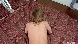 Nasty Amateur MILF Cyndi Sinclair Gags on Hard Dick in Homemade Blowjob Video