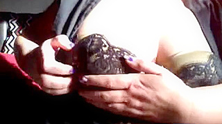 Busty Amateur Chick Furiously Fucks Herself With A Dildo