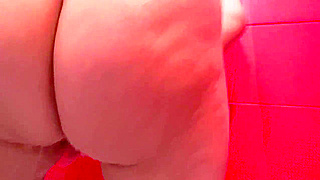 Sexy Mom Gives Stepson Hot Blowjob and Anal in Bathroom, Gets Ass Filled with Cum