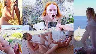 Drunk Slut Gets Fucked and Sucks Boss's Dick at Party Night