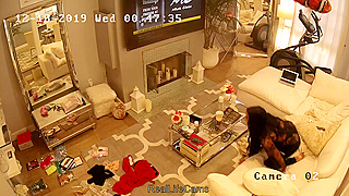 A gal lives alone, often stripped or changing raiment