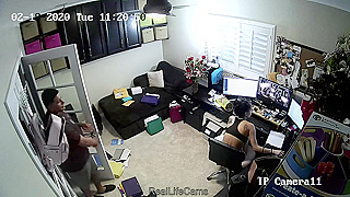 USA. Large abode. Parents have sex