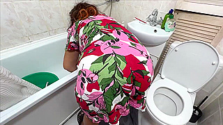 Mature MILF's Tight Ass Spread Wide for Hardcore Anal with Horny Stepson