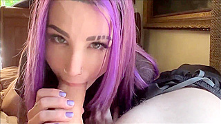 Busty Goth Teen Squirts on Her Step Brother's Huge Cock in Family Taboo Fuck