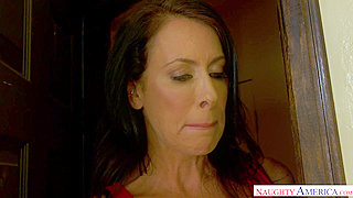 Horny MILF Reagan Foxx Seduces Son's Friend with Big Tits and Hardcore Fucking