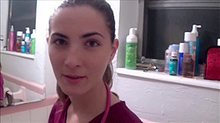 Curvy Brunette Nurse Step Mom Begs for a Hot, Creamy Creampie