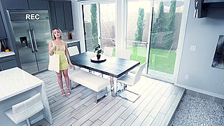 Caught Sister Steals Cash, Gets Fucked By Stepbro For Silence, Moans Loudly