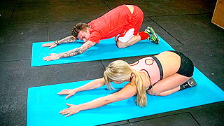 Gym Physio Eva Teases and Worships Brodie's Big Cock After Tension-Relieving Massage