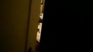 Spying on my wife while masturbating
