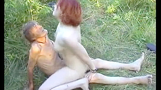 Seductive Old Dude Fucks and Satisfies Younger Woman
