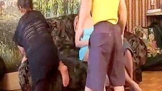 Midget pair in a foursome