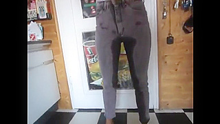 Savagely Pissing In Panties, Plastic Pants, And Jeans