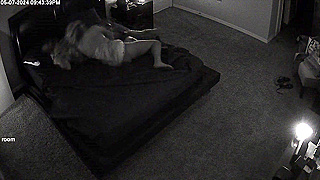 Hidden Cam Captures Horny Couple Fucking Hard in Secret #Caught on IP Cam