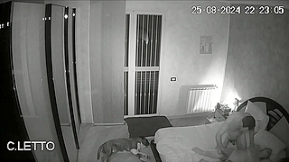 Italian Couple Caught Fucking on Hidden IP Cam in Steamy Encounter