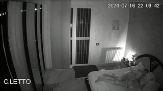 Kinky Italian Couple Caught Fucking Hard on Hidden IP Cam