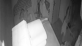 Horny Mom Gets a Mouthful of Cum on Hidden IP Cam