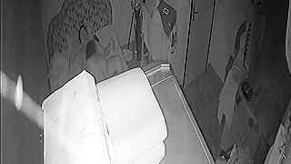 Horny Mom Gets a Mouthful of Cum on Hidden IP Cam