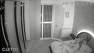 Horny Couple Caught Fucking on Hidden IP Cam in Steamy Encounter