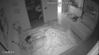 Hidden Cam Wife Gives Sloppy Blowjob to Husband on IP Cam