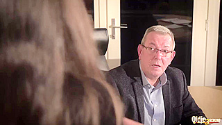 Dirty Old Man's Rough Teen Fuck Session With Tight Virgin Pussy Vibes