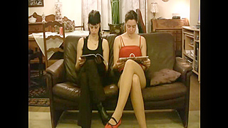 One passed the fuck out MILF is getting carried by a tall brunette