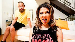 Horny Babysitter Kylie Rocket Swallows Brad Newman's Big Dick At Home