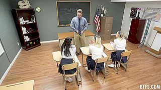 Principal Mason's Naughty Girls - Schoolyard Detention Turns Wild Experiment