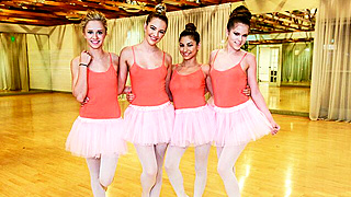 Busty Ballerina Nina's Forced Initiation - Intense Licking And Fingering Orgasms