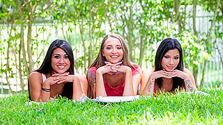 Lesbian Besties Explore Each Other's Perfect Bodies For The First Time