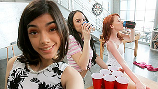 Sorority Newbie Harmony Winters' Wild Pussy Palace Initiation - Raw Fucking And Cum Swallowing