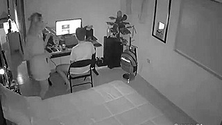 Ipcam Catches Gorgeous Girl Fucking Hardcore With Horny Boyfriend