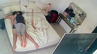 Caught Spying On My Petite Latina Wife Fucking Hard In Bed