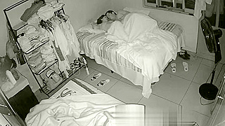 Voyeur Ipcam Spies On Busty Latina Milf Getting Pounded Hard In Bed