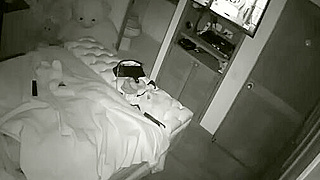 Caught On Spy Ipcam - Naughty Latina Furiously Masturbates With A Huge Dildo