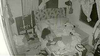 Spying Ip Cam Catches Horny Latin Parents Fucking Hard In Their Bed