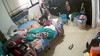 Big Ass Latina Caught On Ipcam Rubbing Her Wet Pussy