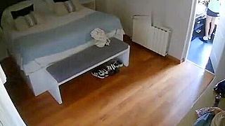 Spy Ipcam Catches Stunning British Milf Undressing And Getting Dressed