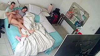 Hidden Spy Ipcam Catches Young Latin Guy Fucking A Mature Woman