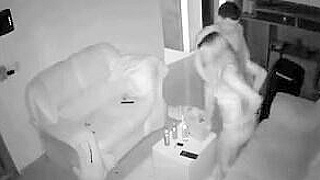 Ipcam Catches Big Ass Latina Girl Fucking To Orgasm