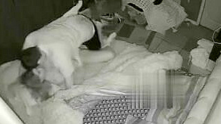 Voyeur Ipcam Spies On Naughty College Girl Pleasuring Herself On Bed
