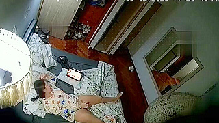 Caught On Spy Cam - Horny Teen Babe Pleasuring Herself To Porn