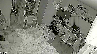 Spying Ip Cam Reveals Busty Redhead Teen Riding Her Boyfriend Hard